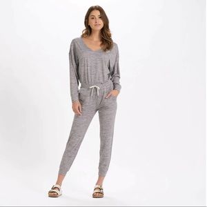 Vuori Long Sleeve Lux Jumpsuit Clay Heather